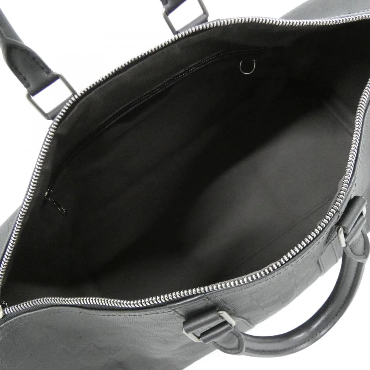 LOUIS VUITTON Keepall N41145 Boston Damier 黑色 Damier 中古品B - 縮圖 9