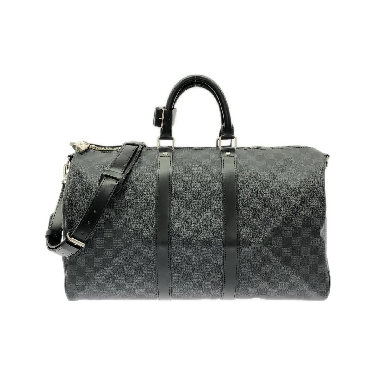 LOUIS VUITTON Keepall N41418 Boston Damier Black