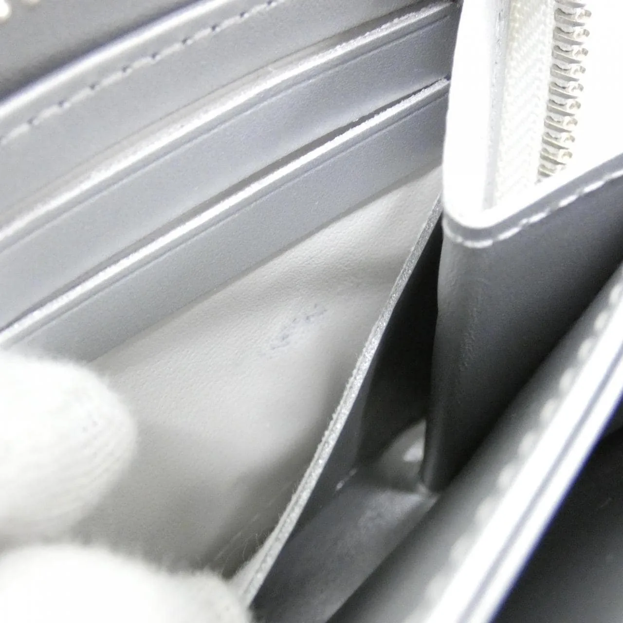 LOUIS VUITTON M83543 Wallet Monogram Silver Monogram Rank A - Thumbnail 6