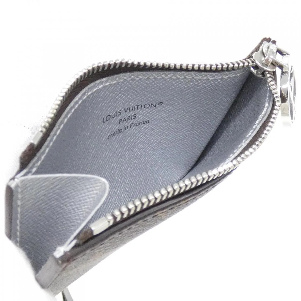 LOUIS VUITTON M26655 Coin Case Monogram 銀色 Monogram 中古品A - 縮圖 4