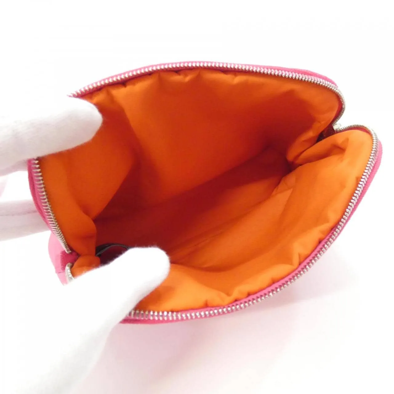 HERMES Bolide 103773M Pouch Canvas Black Canvas Rank A - Thumbnail 7