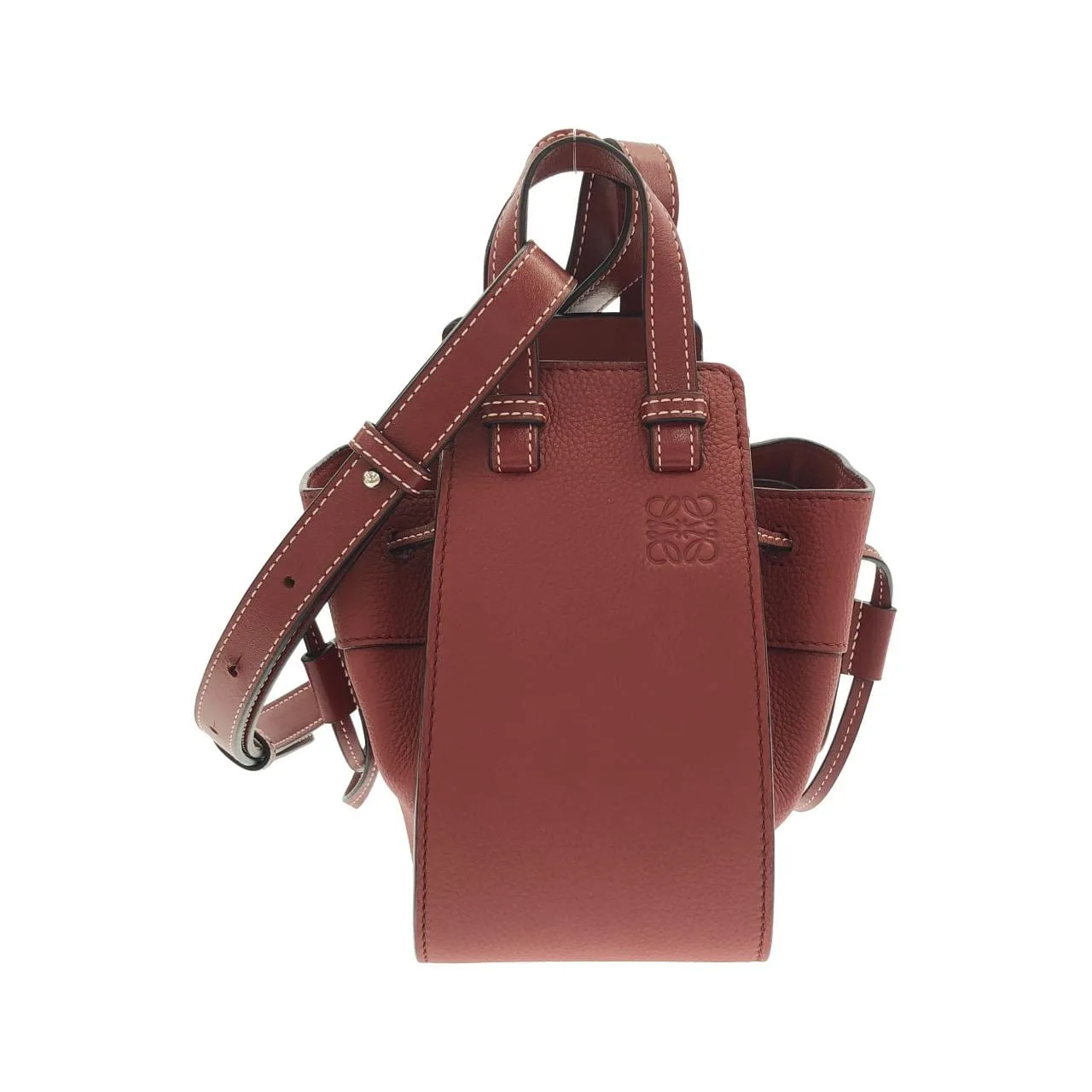 LOEWE Hammock 314 12 V07 Shoulder Gold