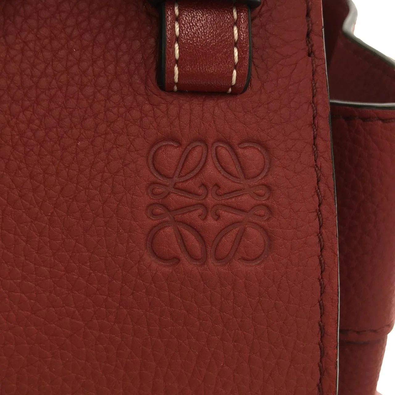 LOEWE Hammock 314 12 V07 Shoulder 金色 中古品A - 縮圖 4