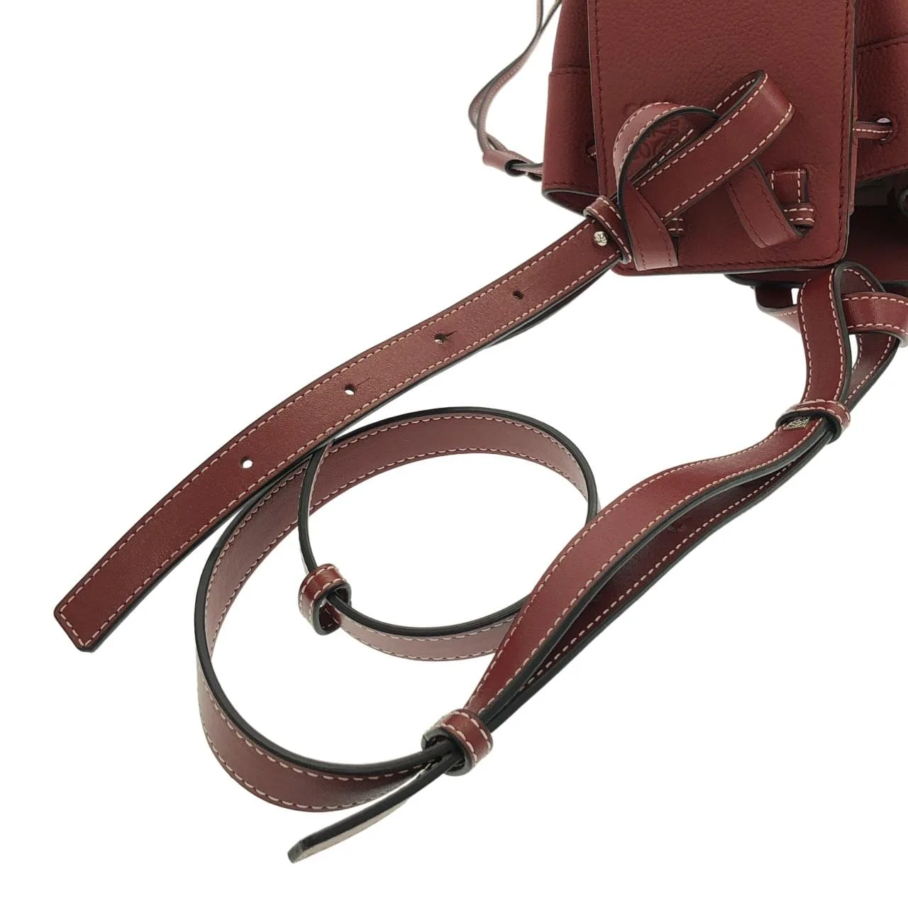 LOEWE Hammock 314 12 V07 Shoulder 金色 中古品A - 縮圖 5