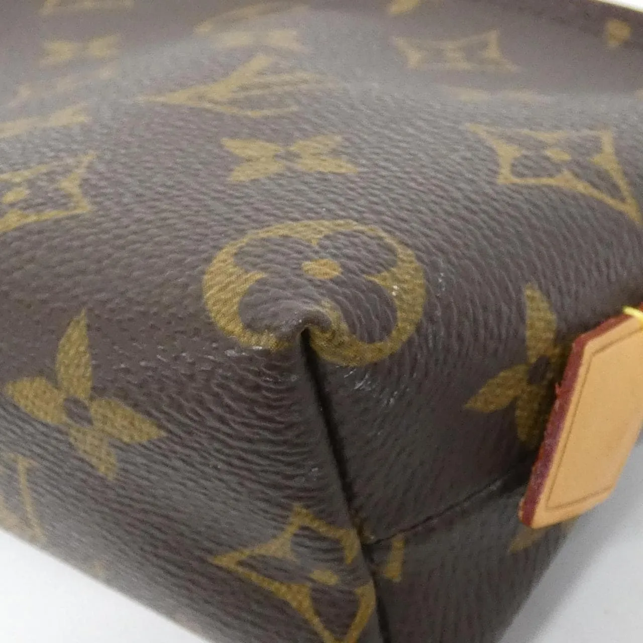LOUIS VUITTON Pochette M47515 Pouch Monogram 黑色 Monogram 中古品A - 縮圖 3