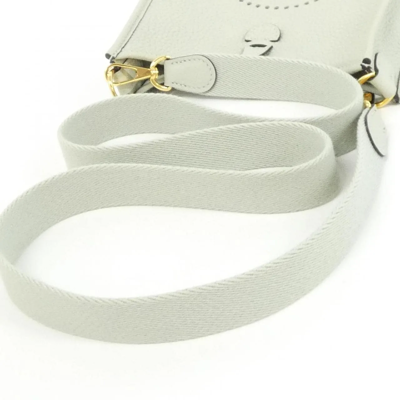 HERMES Evelyne 069426CC Shoulder Clemence Black Clemence Leather Rank A - Thumbnail 8