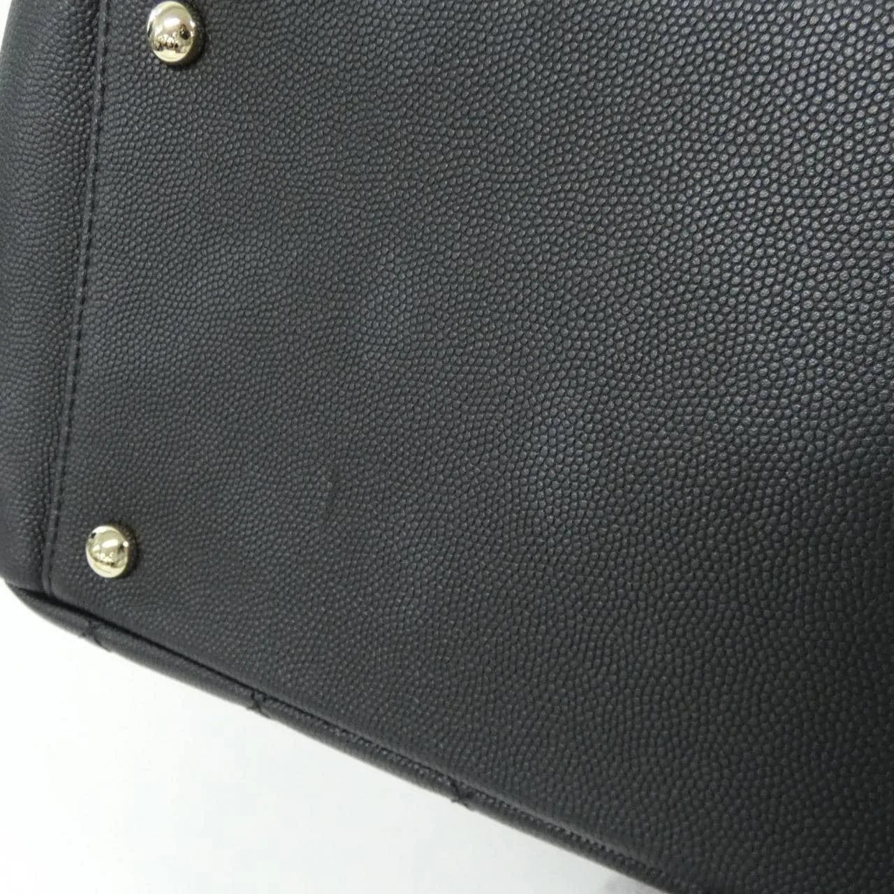 CHANEL 93750 Handbag Grained Calfskin Black Grained Calfskin Rank A - Thumbnail 3