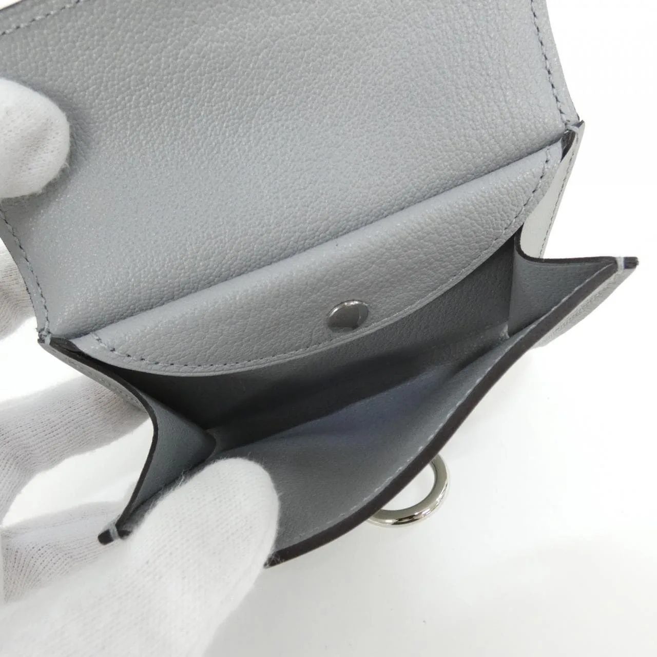 HERMES 086439CK Wallet Swift Black Swift Leather Rank A - Thumbnail 4