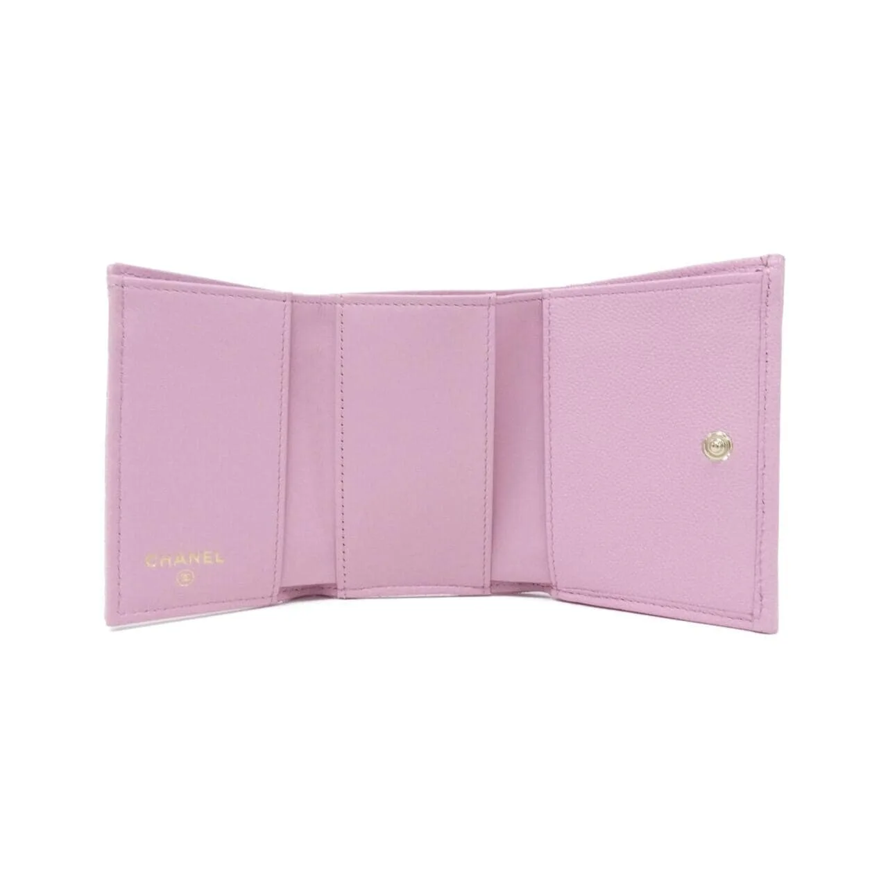 CHANEL AP4901 Wallet Grained Calfskin 粉色 荔枝紋牛皮 未使用品 - 縮圖 4