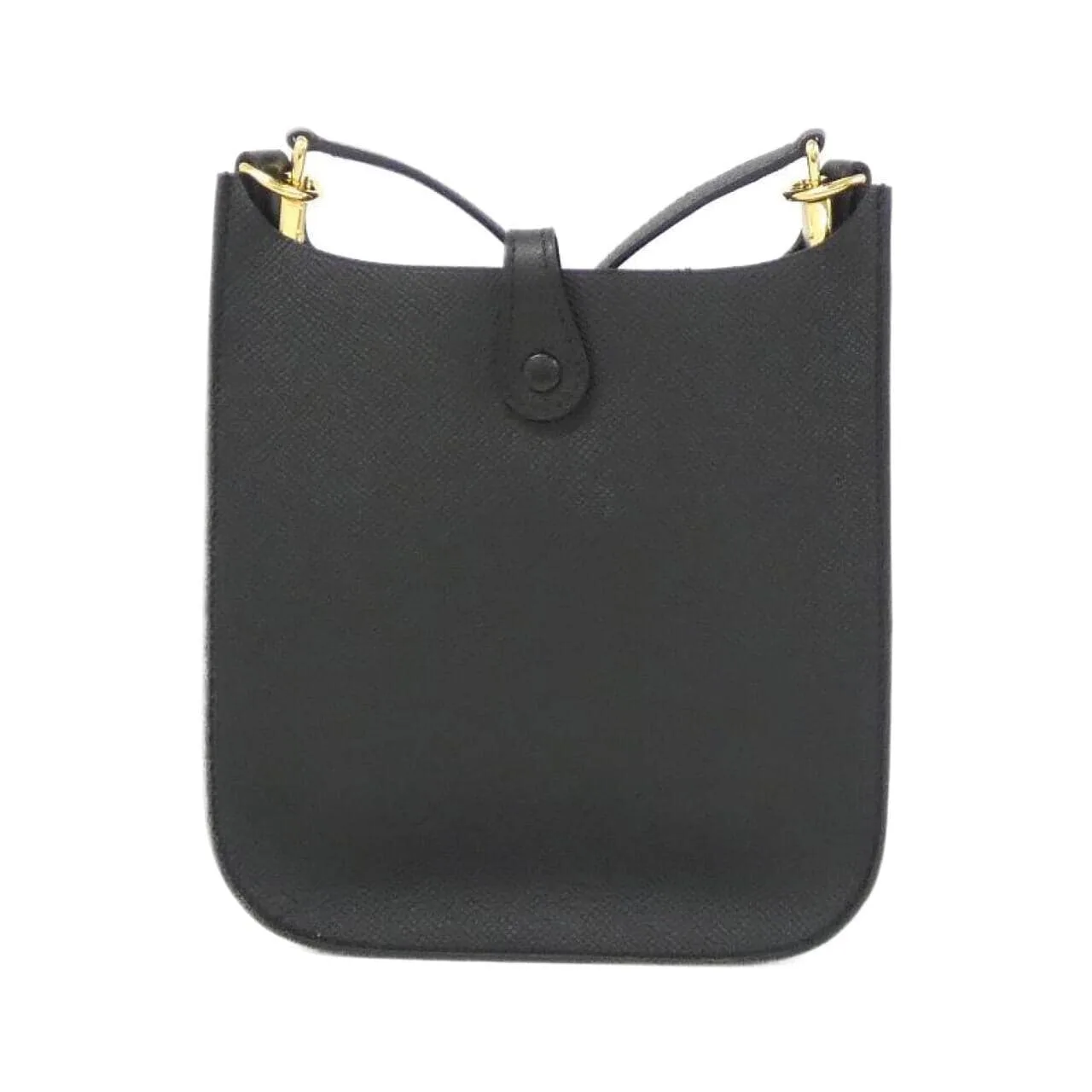 HERMES Evelyne 087080CC Shoulder Epsom 黑色 Epsom 皮 未使用品 - 縮圖 2