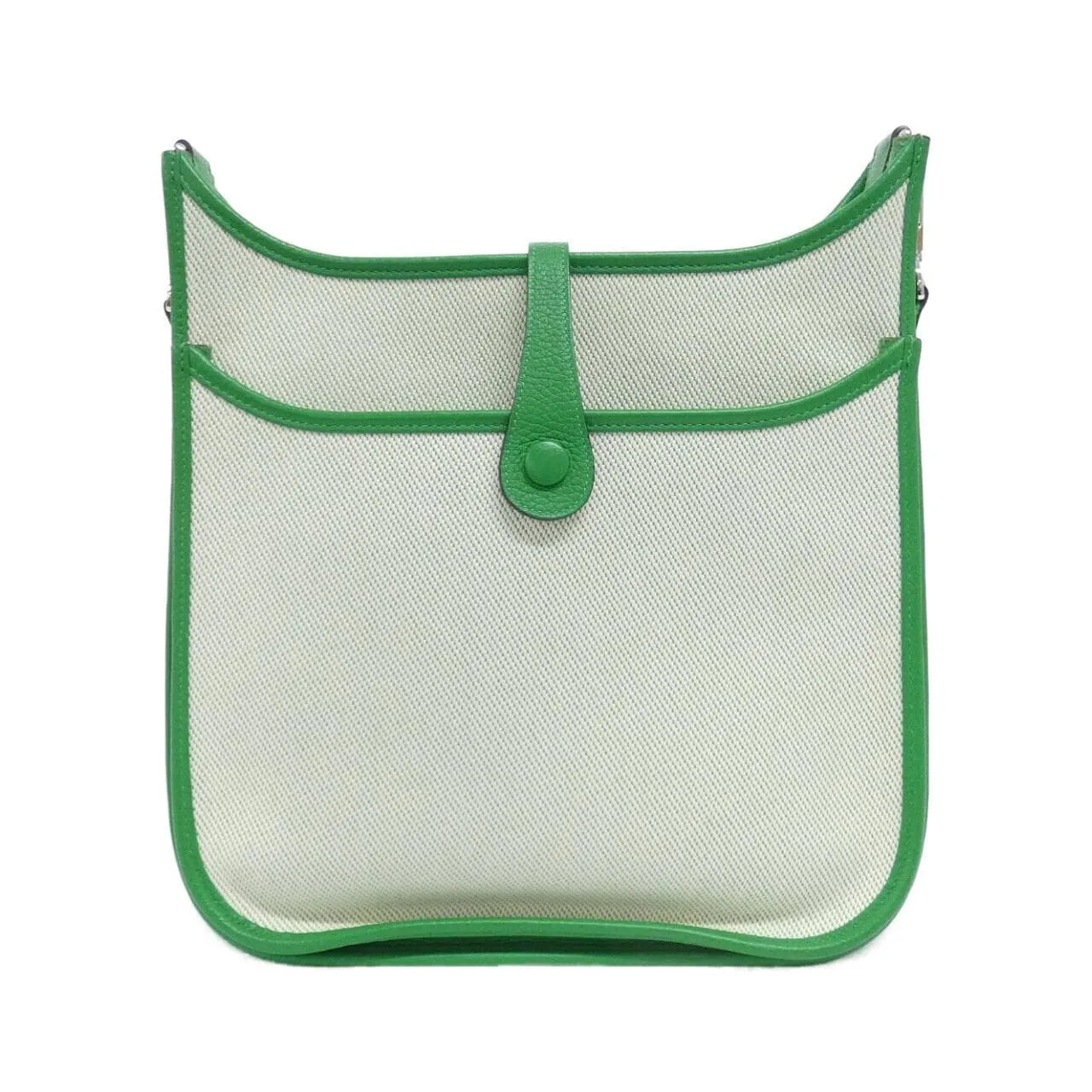 HERMES Evelyne 066741CK Shoulder Clemence Black Clemence Leather Rank A - Thumbnail 2