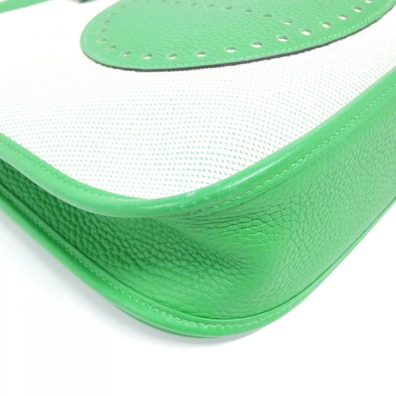 HERMES Evelyne 066741CK Shoulder Clemence Black Clemence Leather Rank A - Thumbnail 3