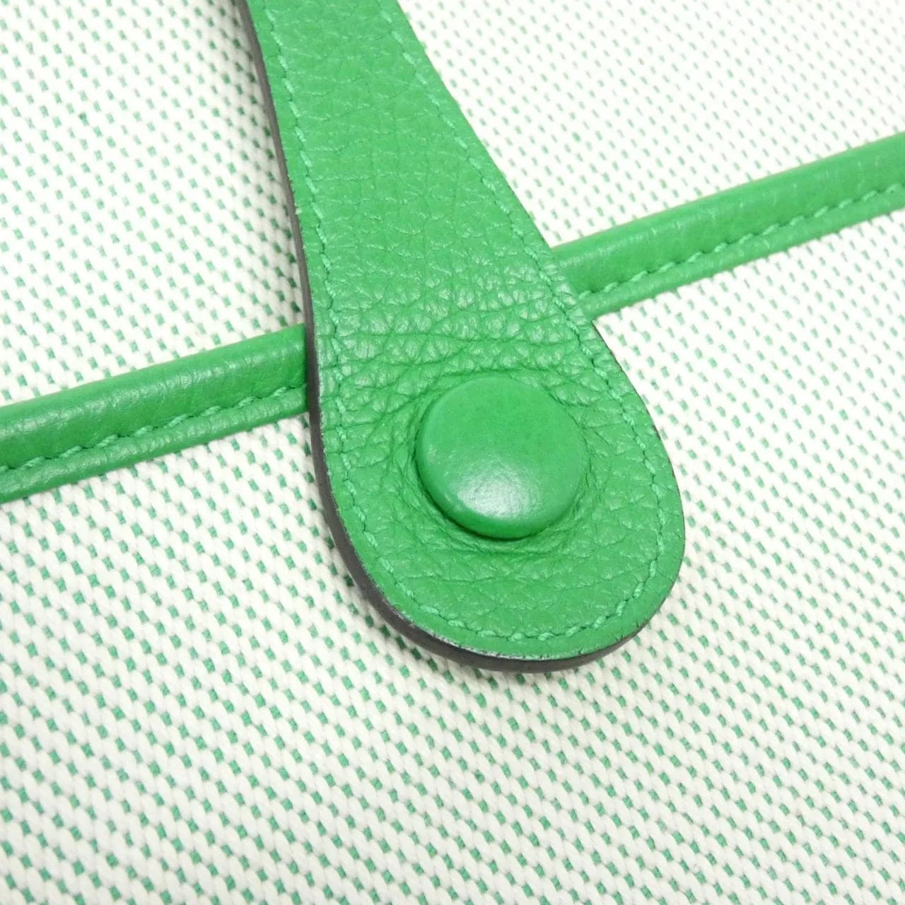 HERMES Evelyne 066741CK Shoulder Clemence Black Clemence Leather Rank A - Thumbnail 7