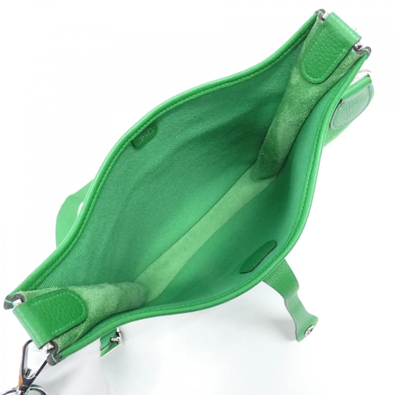 HERMES Evelyne 066741CK Shoulder Clemence Black Clemence Leather Rank A - Thumbnail 9