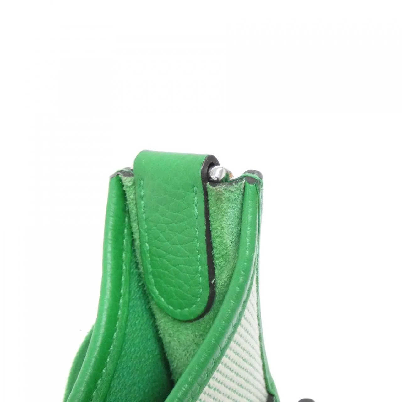 HERMES Evelyne 066741CK Shoulder Clemence Black Clemence Leather Rank A - Thumbnail 10