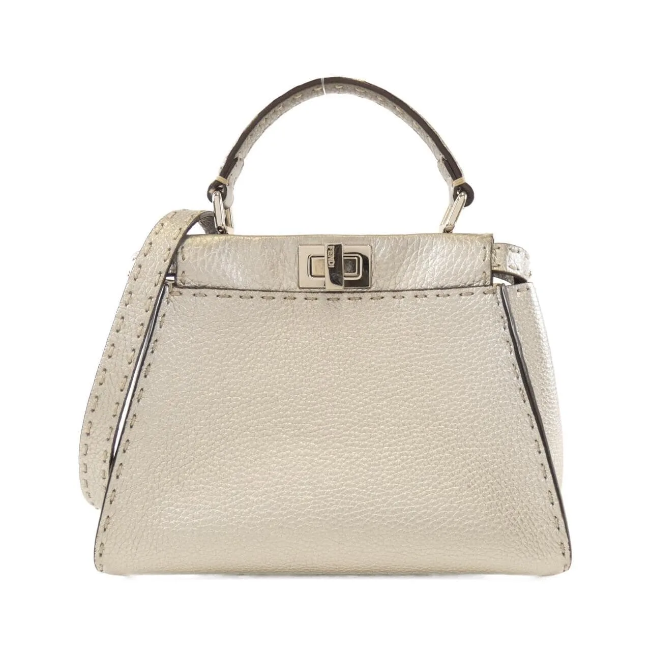 FENDI Peekaboo 8BN244 5QG Handbag 黑色 中古品A - 縮圖 2