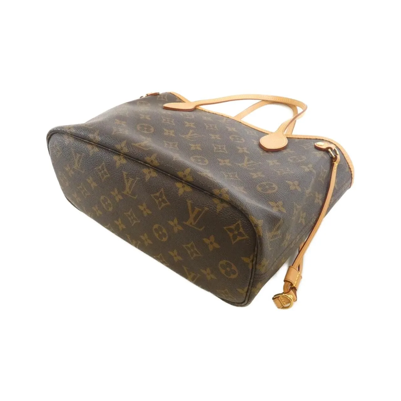 LOUIS VUITTON Neverfull M41245 Tote Monogram 黑色 Monogram 中古品A - 縮圖 2