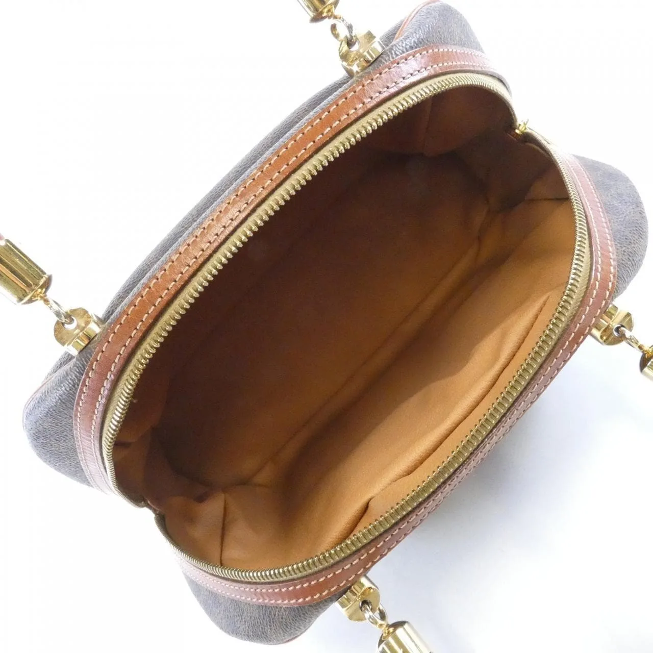 CELINE 手提包 帆布 棕色 帆布 中古品B - 縮圖 9