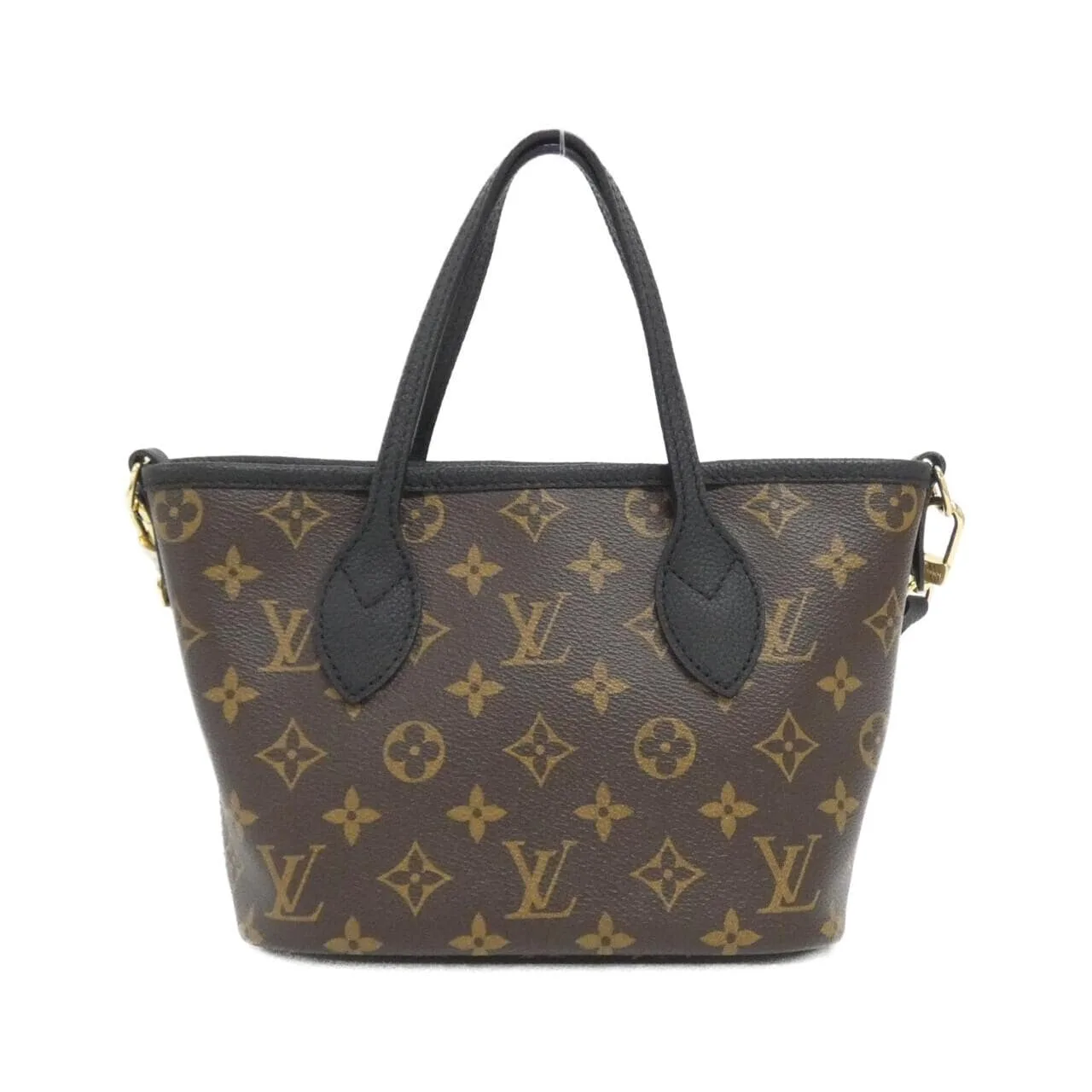 LOUIS VUITTON Neverfull M28347 Tote Monogram 黑色 Monogram 中古品A - 縮圖 2