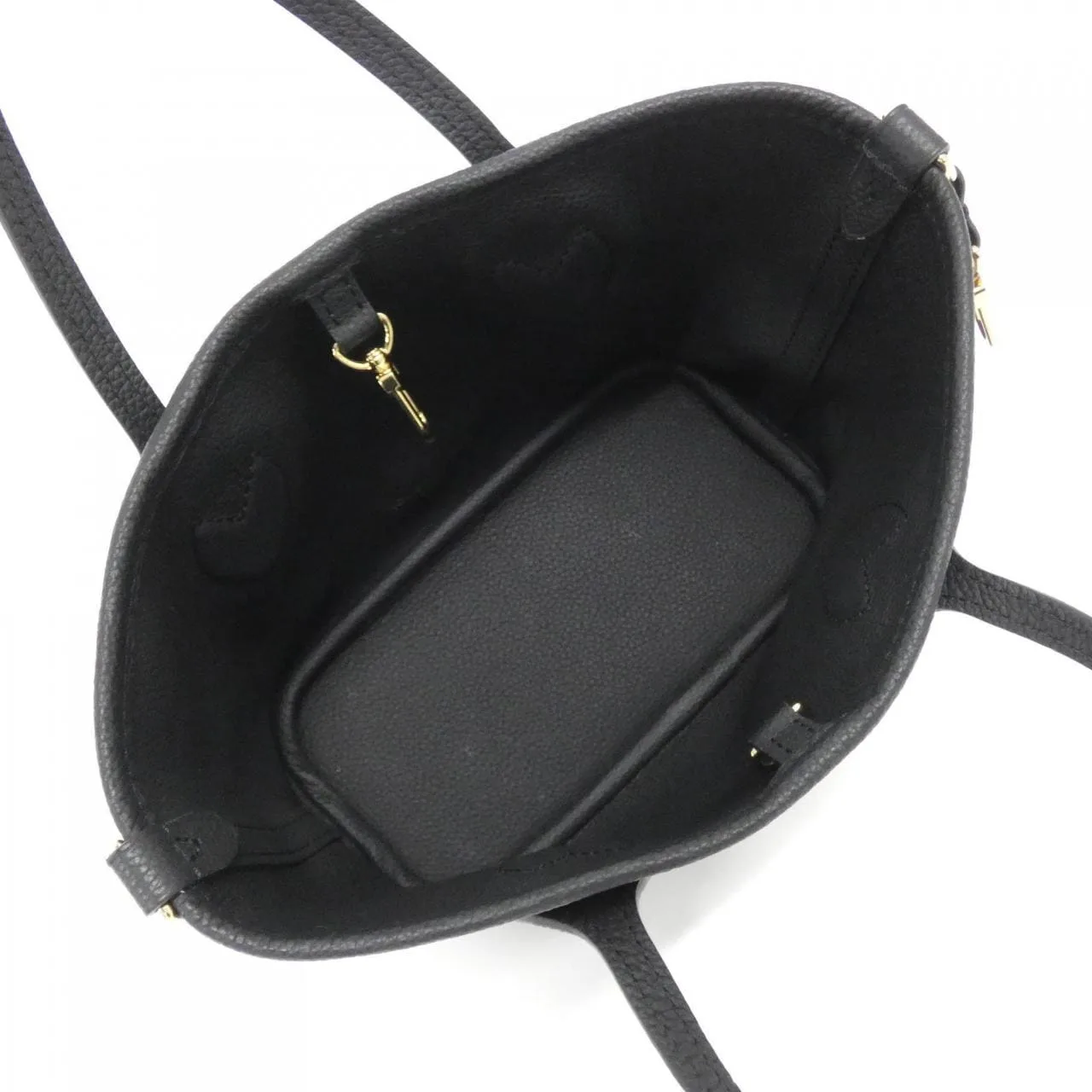 LOUIS VUITTON Neverfull M28347 Tote Monogram 黑色 Monogram 中古品A - 縮圖 7