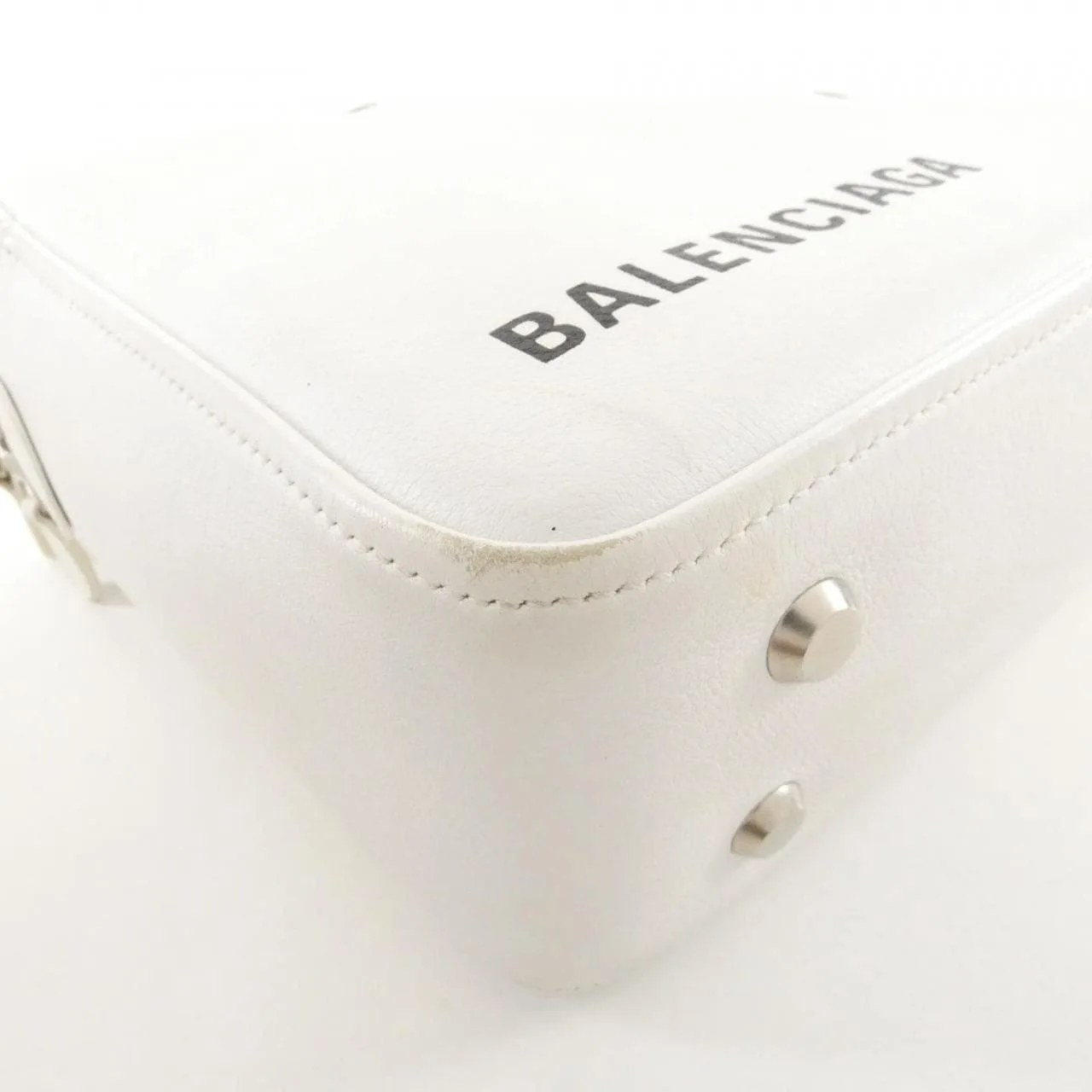 BALENCIAGA Duffle 476975 C8K02 Handbag 黑色 中古品B - 縮圖 3