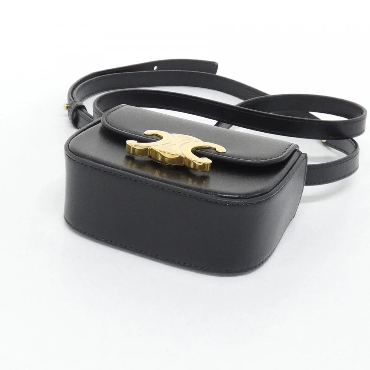 CELINE 10I513DPV Shoulder 黑色 中古品A - 縮圖 3