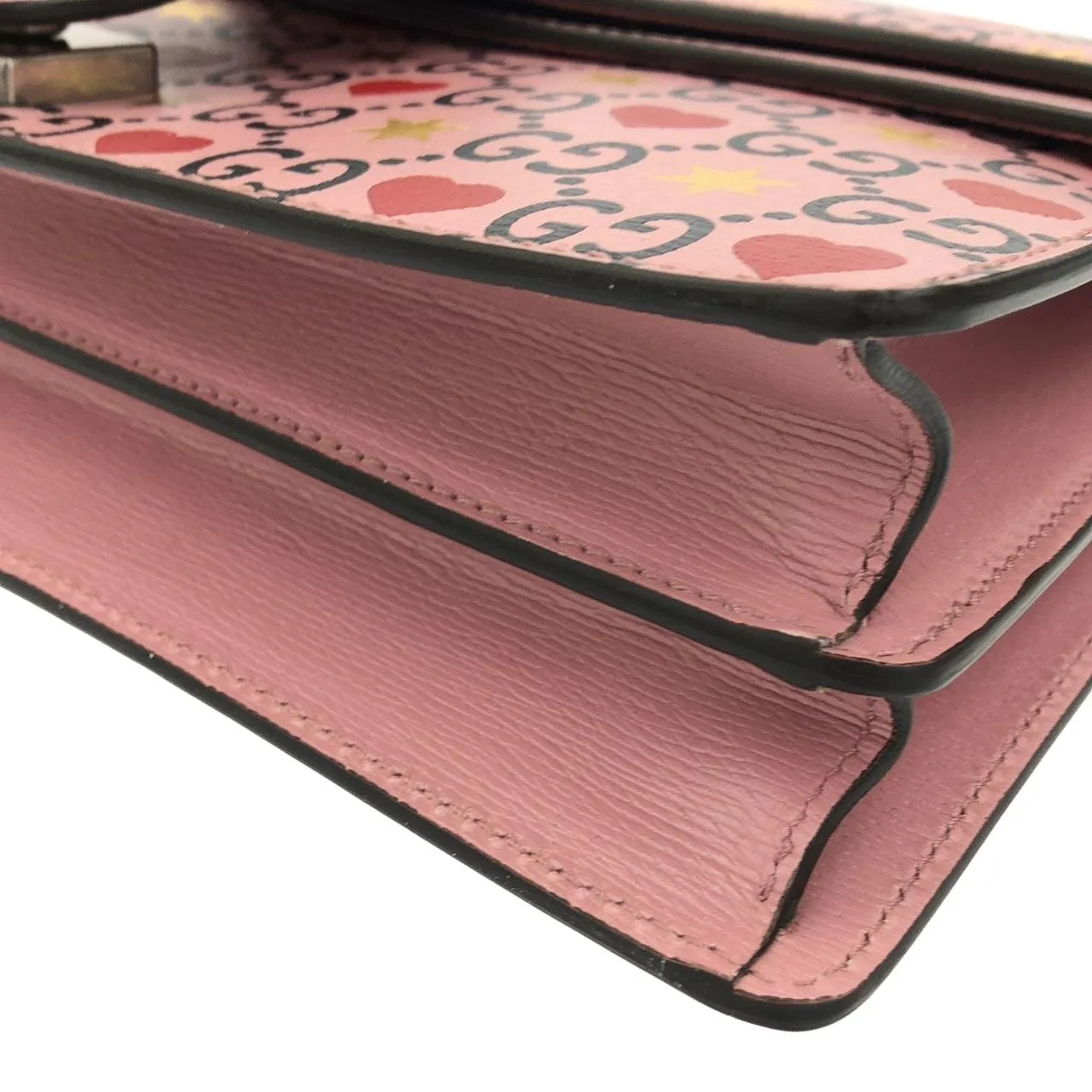 GUCCI Dionysus 400249 肩背包 皮革 粉色 皮革 中古品A - 縮圖 3