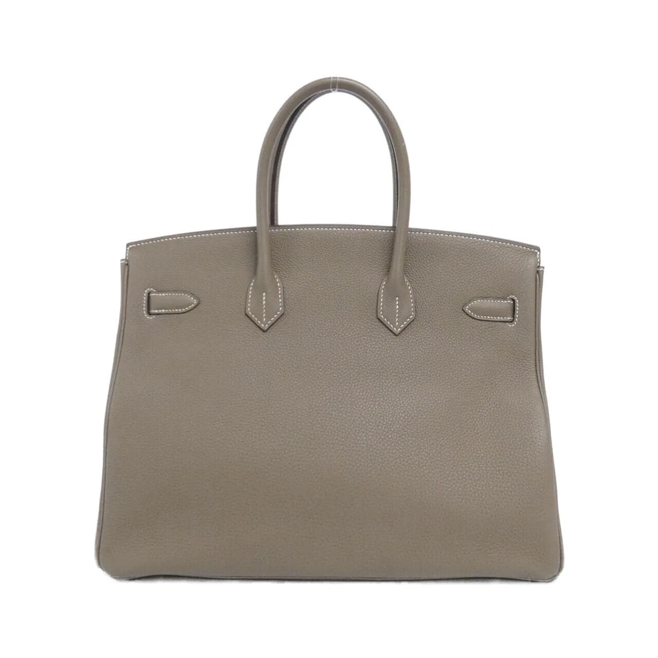 HERMES Birkin 027767CK Handbag Togo Etoupe Togo Leather Rank A - Thumbnail 2