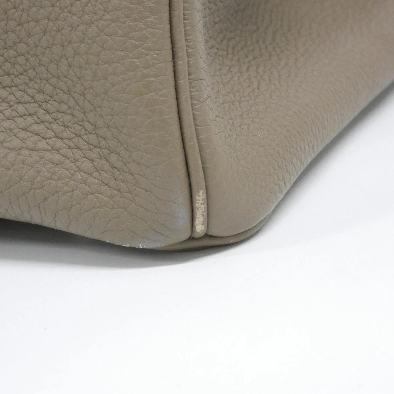 HERMES Birkin 027767CK Handbag Togo Etoupe Togo Leather Rank A - Thumbnail 4