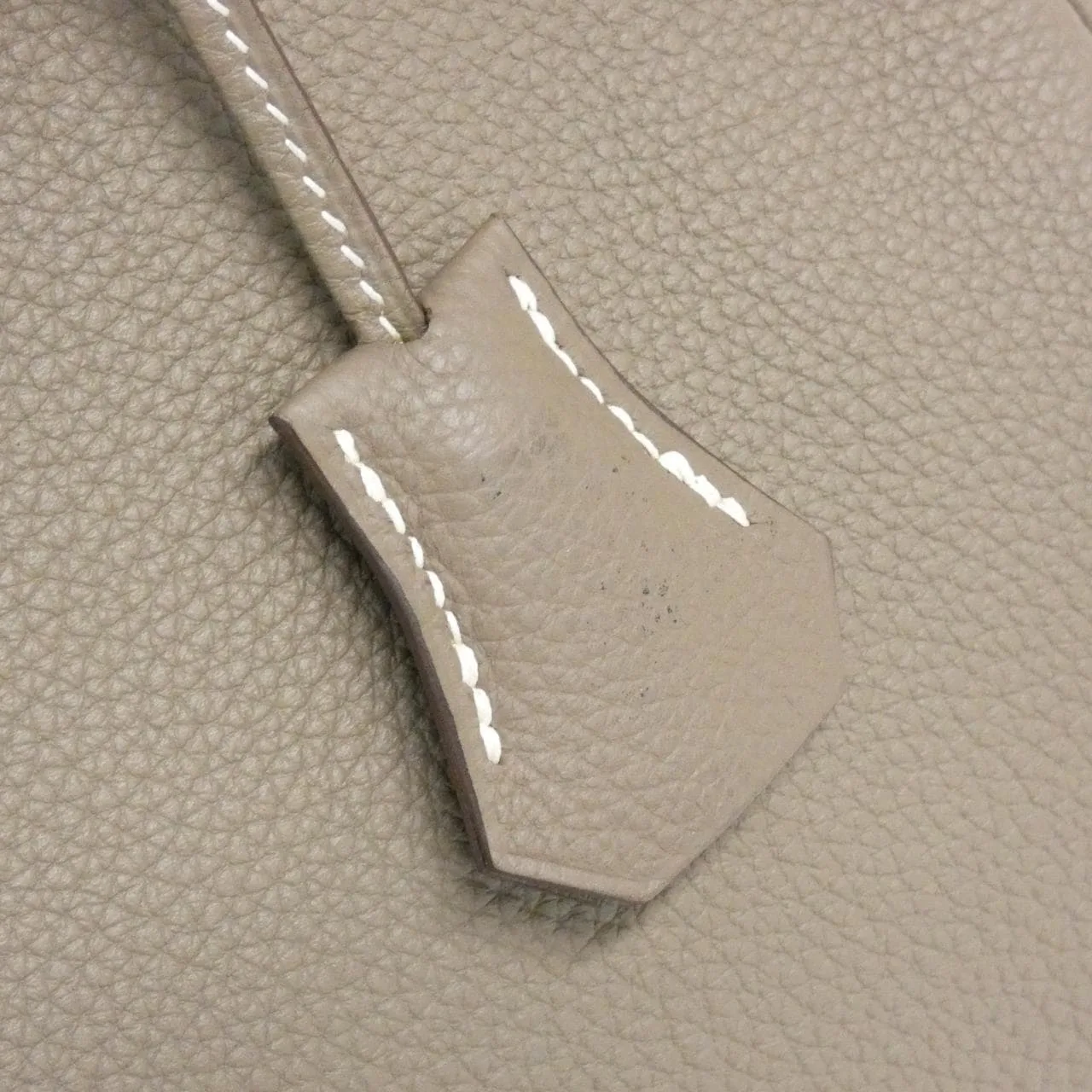 HERMES Birkin 027767CK Handbag Togo Etoupe Togo Leather Rank A - Thumbnail 6