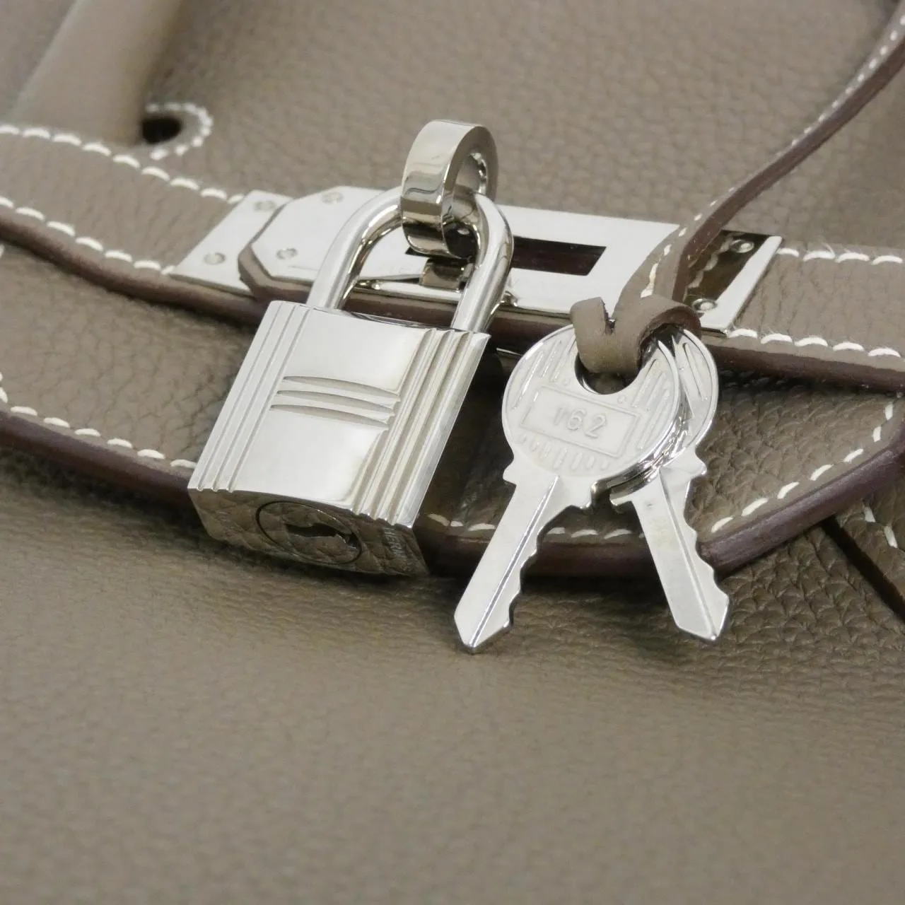 HERMES Birkin 027767CK Handbag Togo Etoupe Togo Leather Rank A - Thumbnail 7