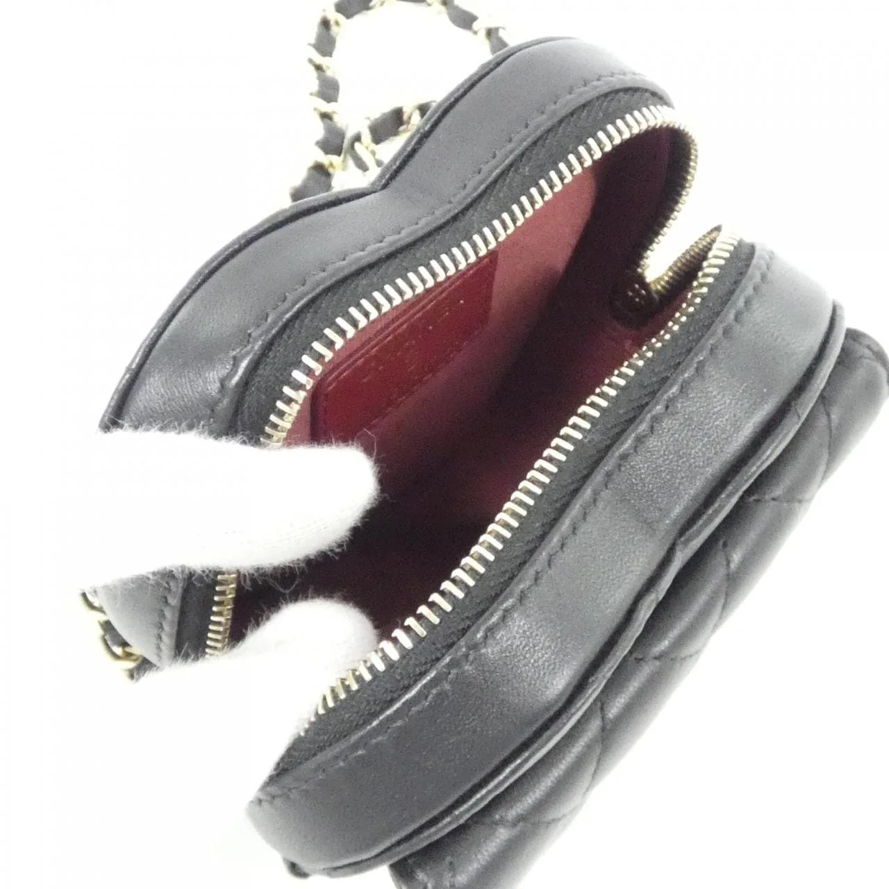 CHANEL Timeless Classic AP2787 Belt Lambskin 黑色 羊皮 中古品A - 縮圖 8