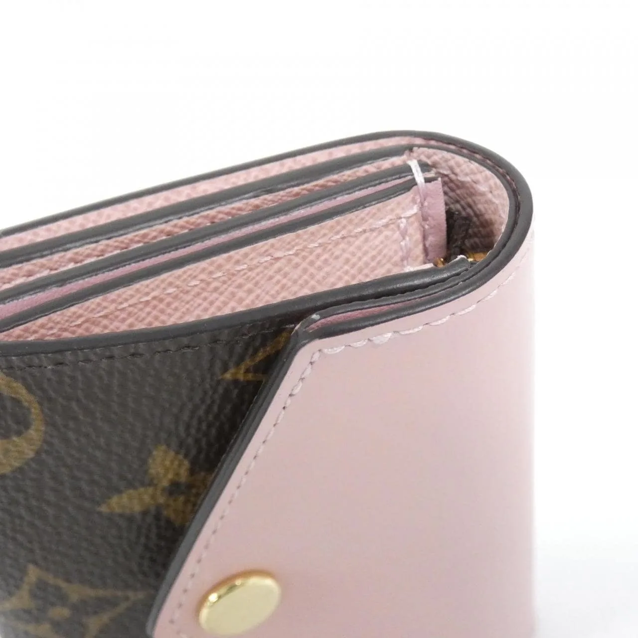 LOUIS VUITTON M62933 Wallet Monogram 黑色 Monogram 中古品A - 縮圖 4