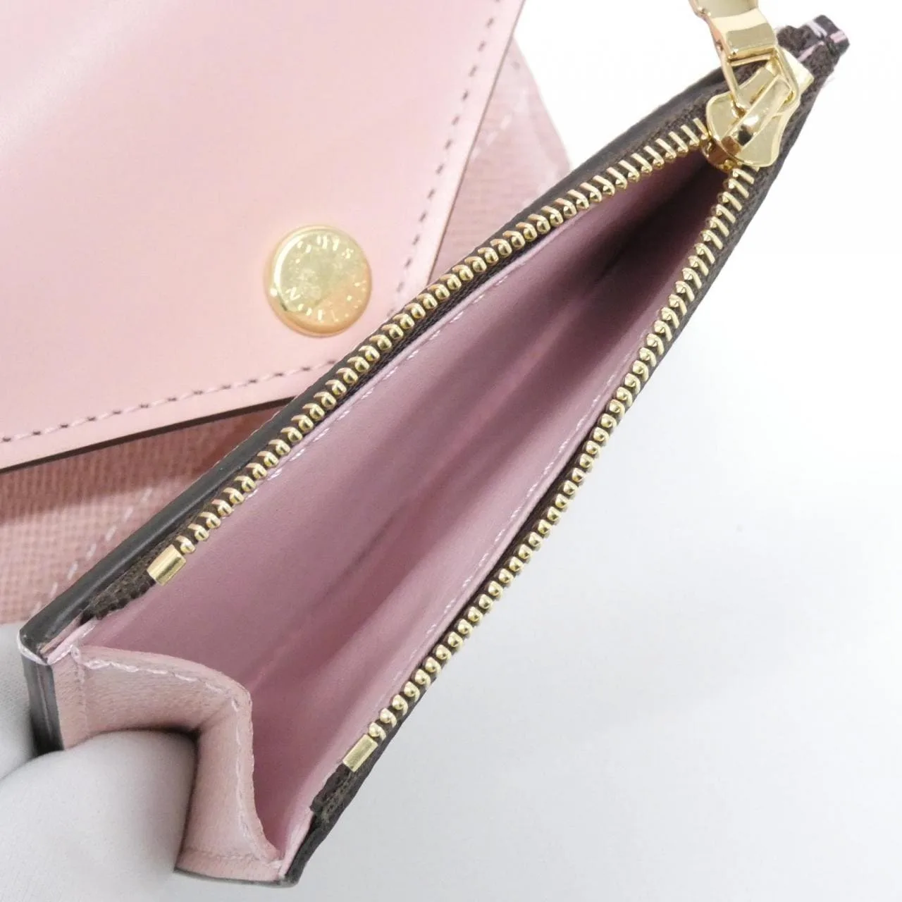 LOUIS VUITTON M62933 Wallet Monogram 黑色 Monogram 中古品A - 縮圖 8