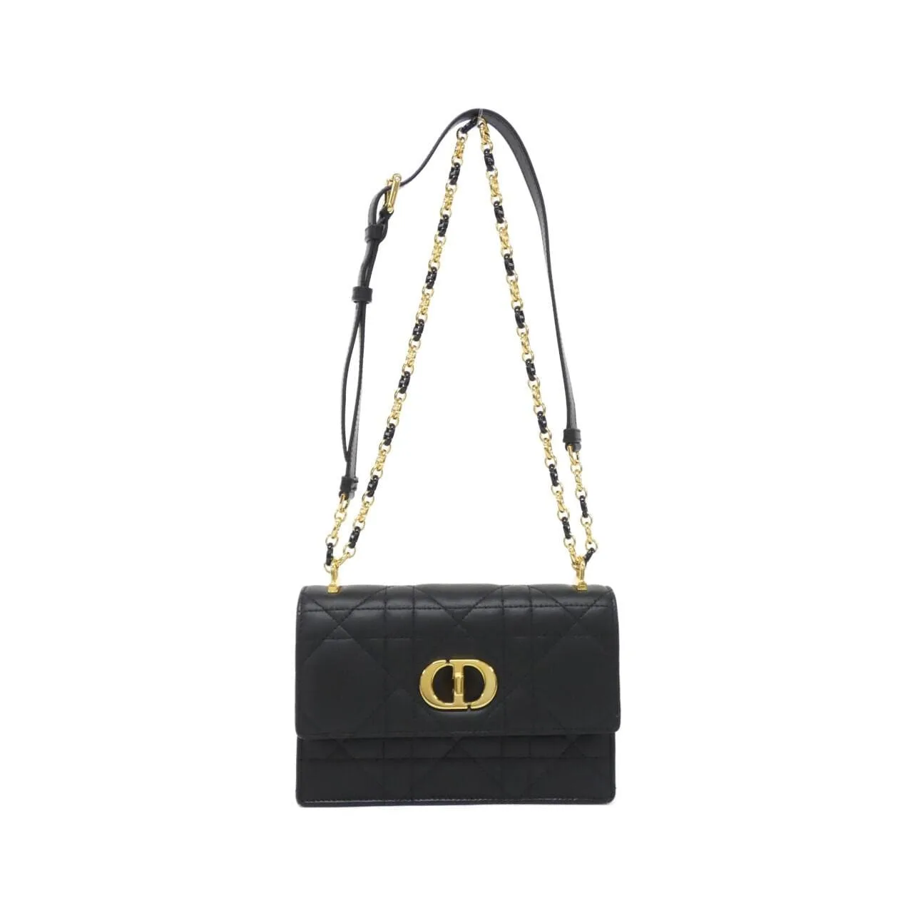 DIOR Caro S5169UDAX Shoulder Lambskin Black