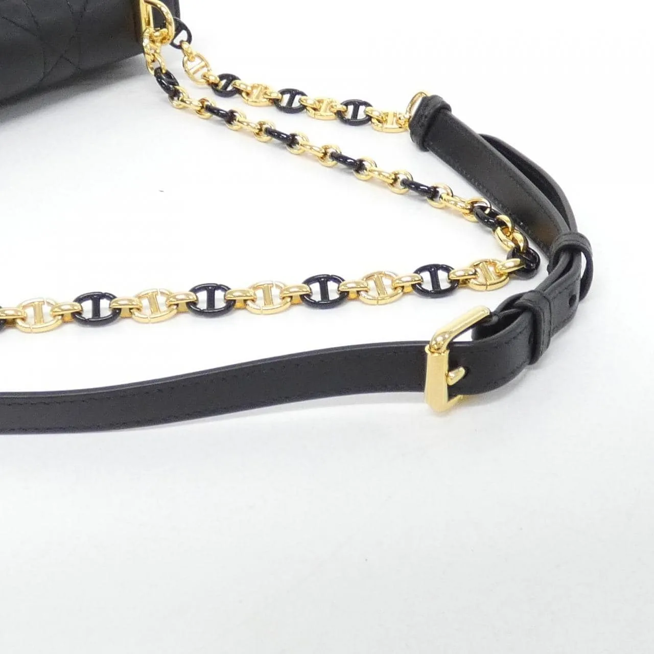 DIOR Caro S5169UDAX Shoulder Lambskin Black Lambskin Rank A - Thumbnail 5