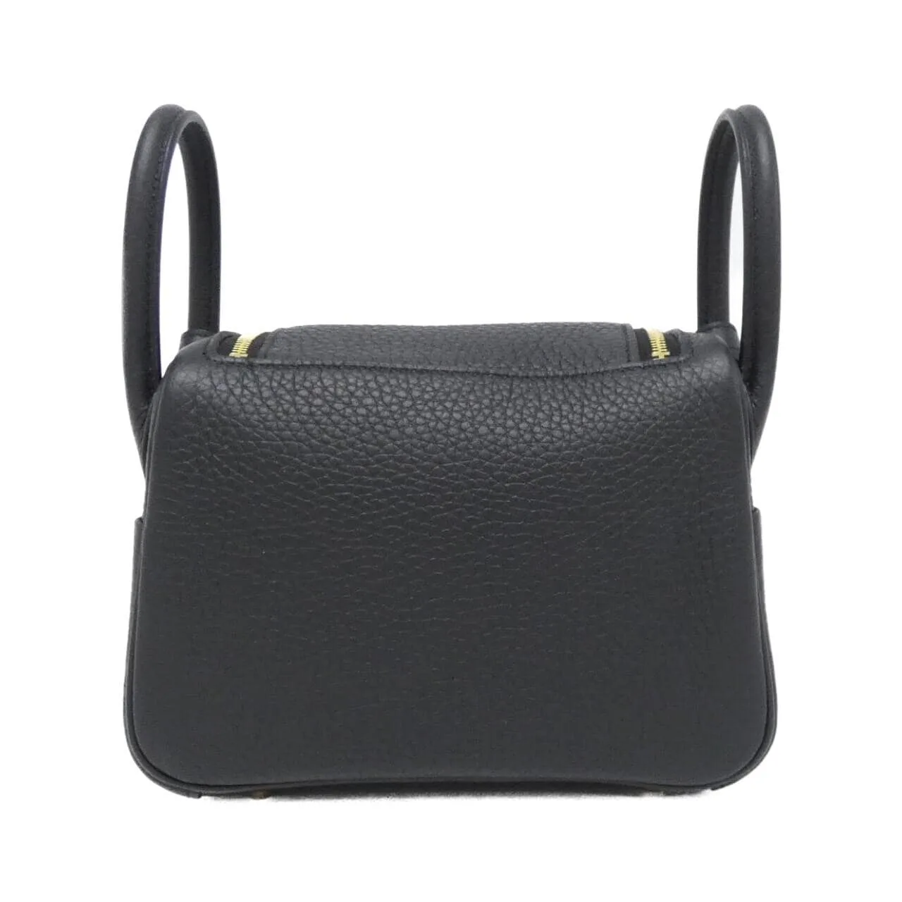 HERMES Lindy 085956CC Shoulder Clemence Black Clemence Leather Unused - Thumbnail 2
