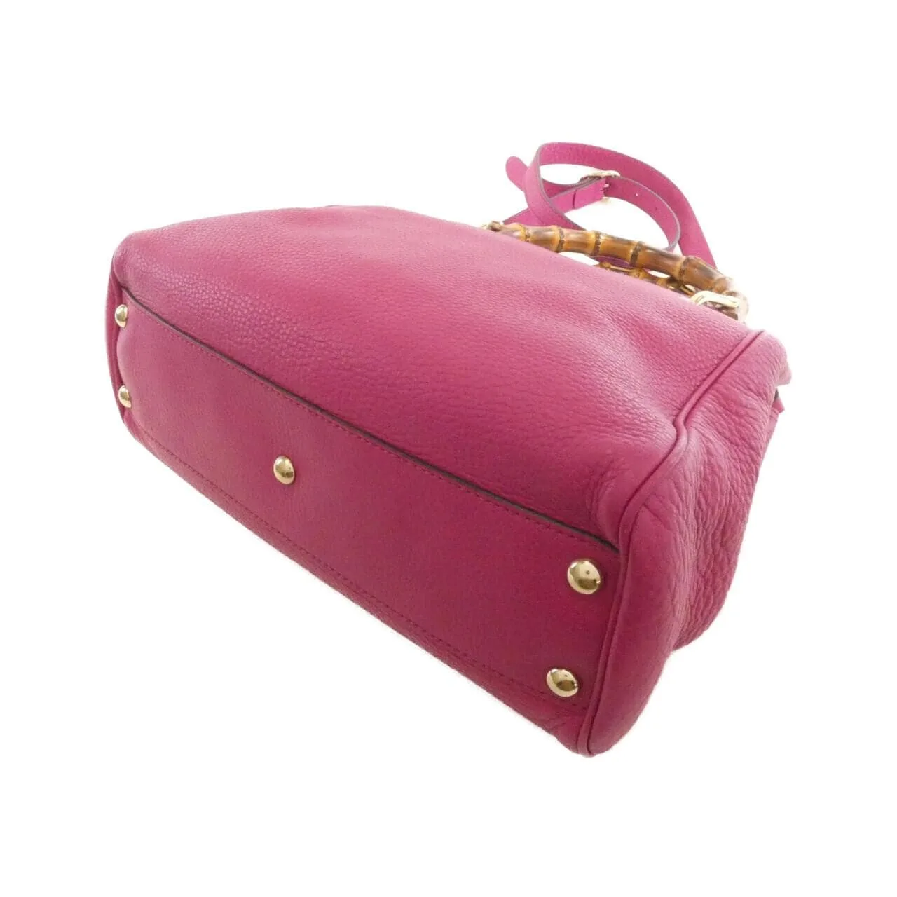 GUCCI 336032 A7M0I Handbag Leather 黑色 皮革 中古品B - 縮圖 3