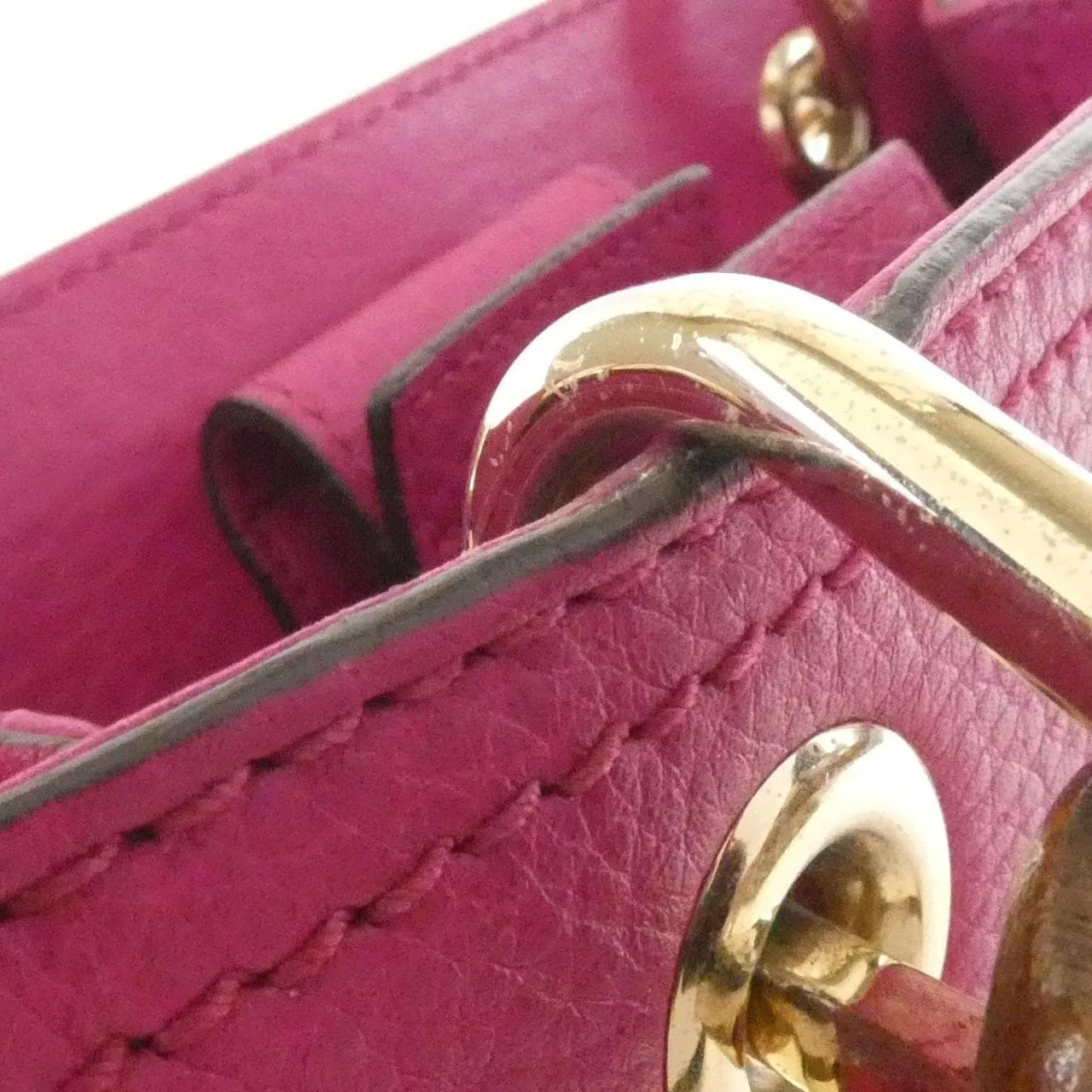 GUCCI 336032 A7M0I Handbag Leather 黑色 皮革 中古品B - 縮圖 4