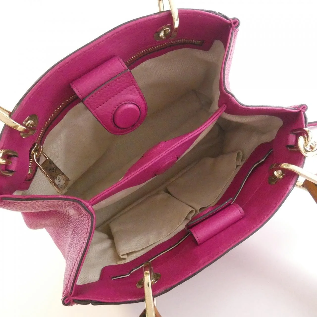 GUCCI 336032 A7M0I Handbag Leather 黑色 皮革 中古品B - 縮圖 7