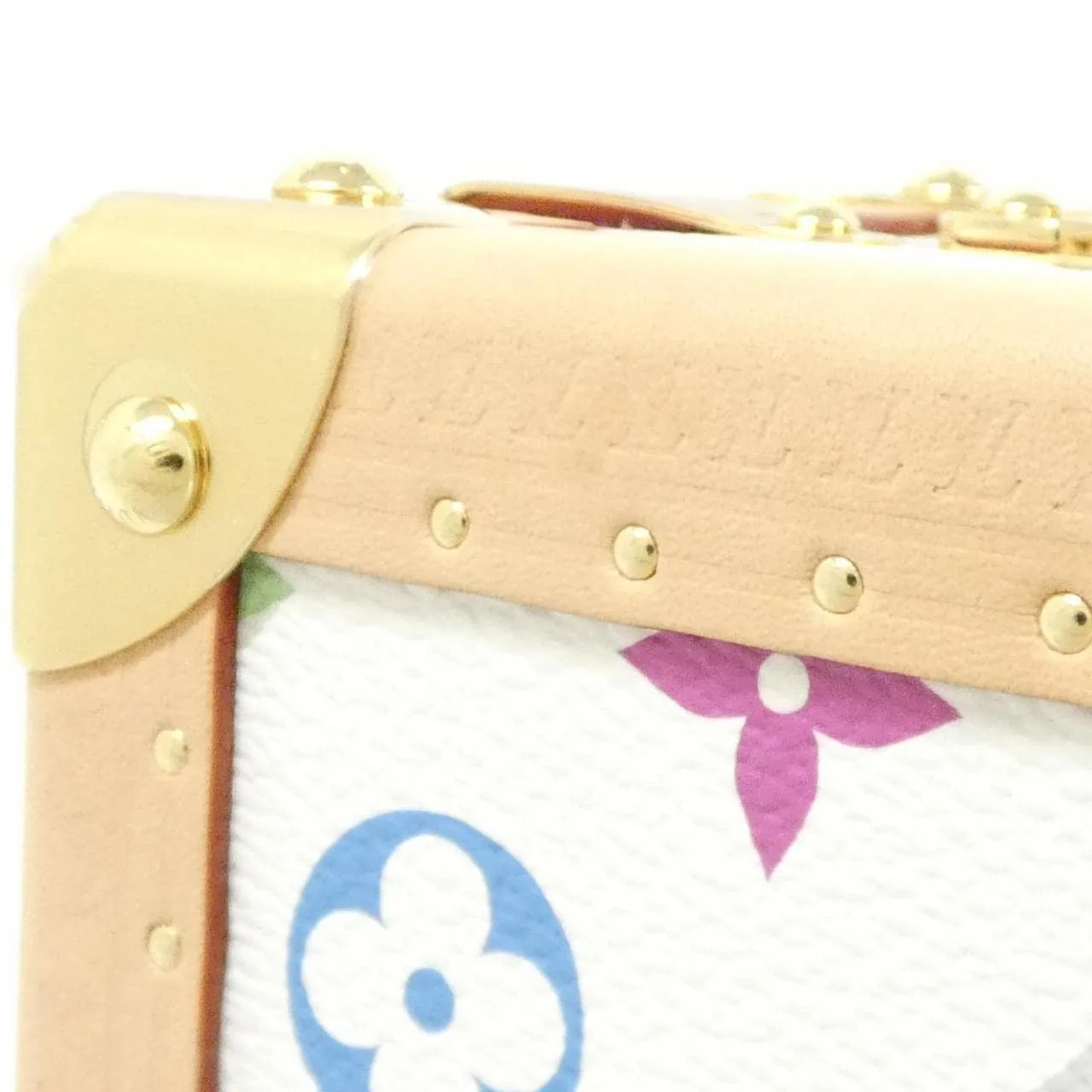 LOUIS VUITTON M13125 Bag Canvas 白色 帆布 中古品A - 縮圖 5