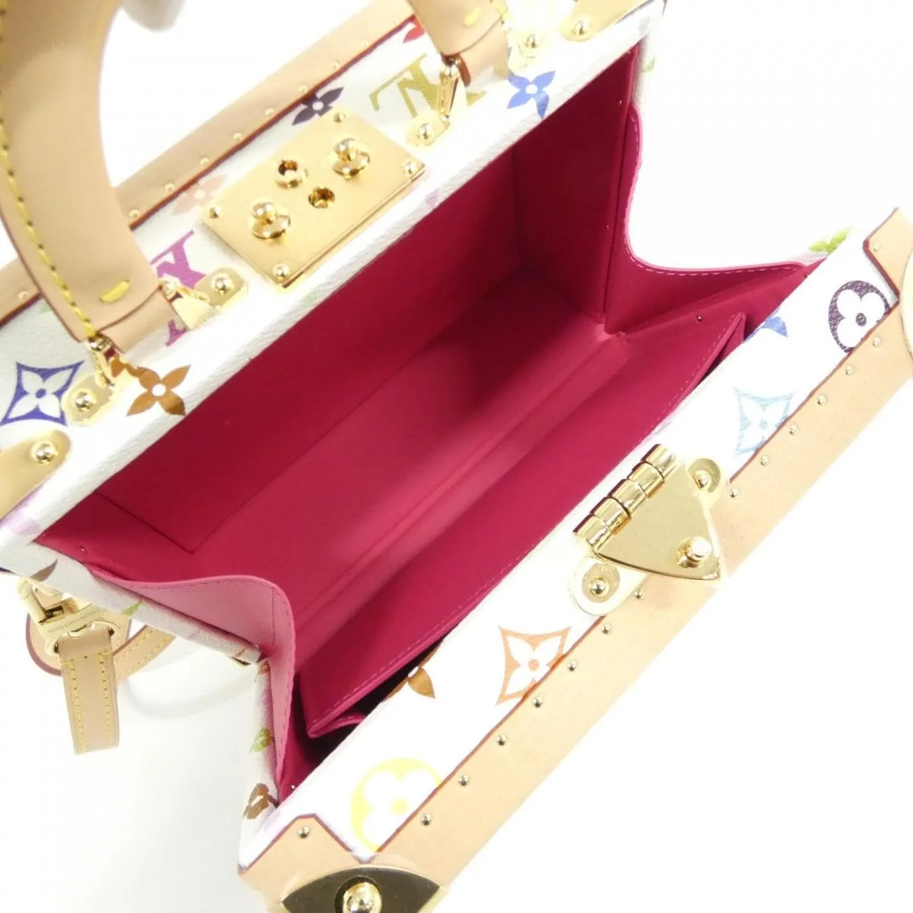 LOUIS VUITTON M13125 Bag Canvas 白色 帆布 中古品A - 縮圖 10