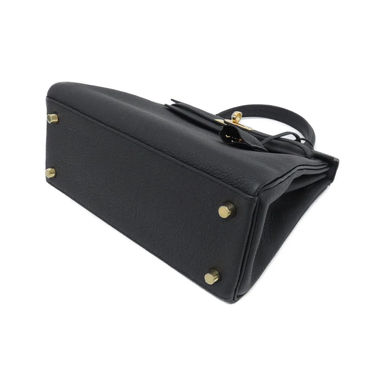 HERMES Kelly 044624CC Handbag Togo Black Togo Leather Unused - Thumbnail 3