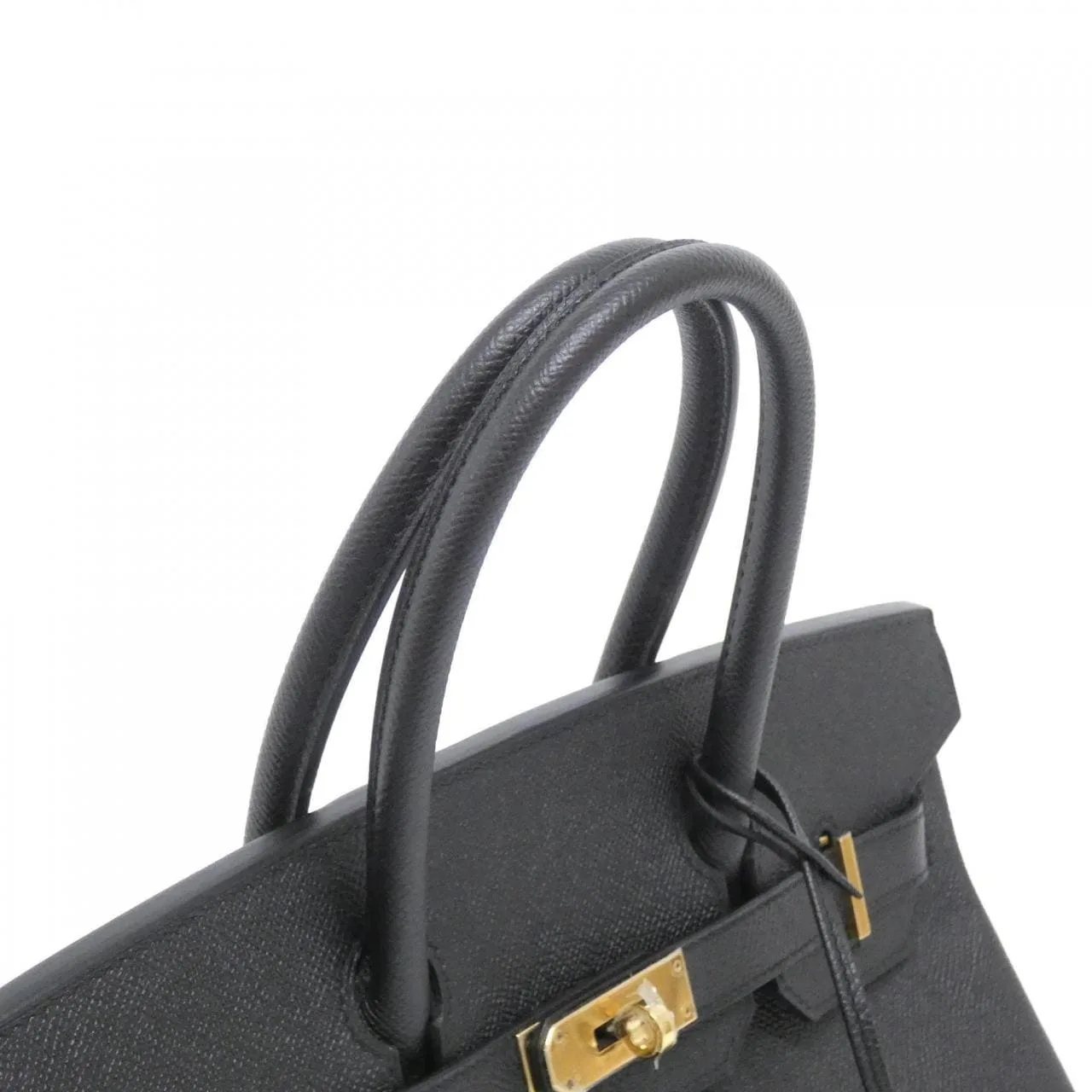 HERMES Birkin 041701CC Handbag Epsom 黑色 Epsom 皮 中古品A - 縮圖 6