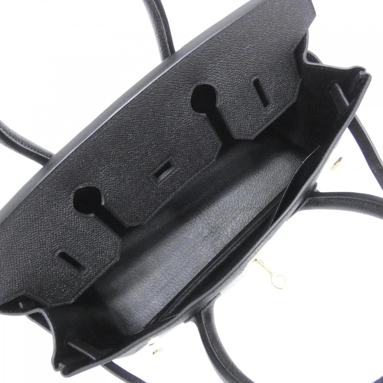 HERMES Birkin 041701CC Handbag Epsom 黑色 Epsom 皮 中古品A - 縮圖 7