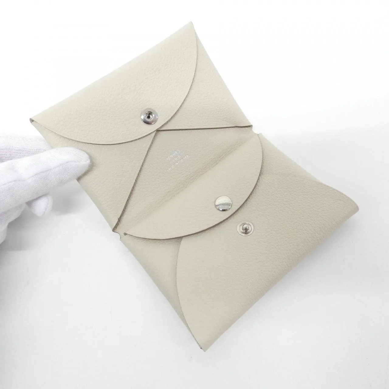 HERMES 085238CK Coin Case 黑色 中古品A - 縮圖 2