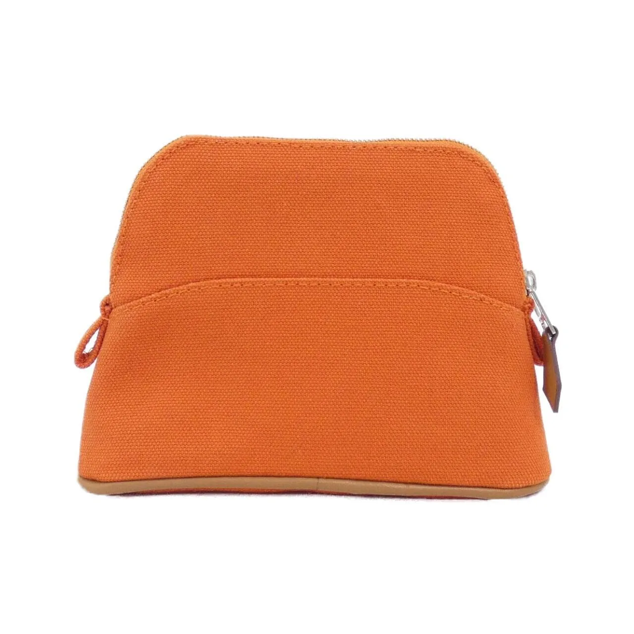 HERMES Bolide 103772M Pouch Canvas 橙色 帆布 中古品A - 縮圖 2