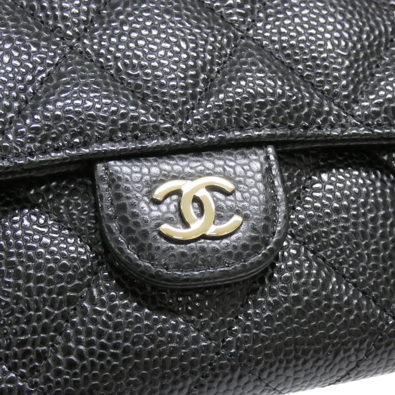 CHANEL Timeless Classic AP0241 Wallet Grained Calfskin Black Grained Calfskin Unused - Thumbnail 3