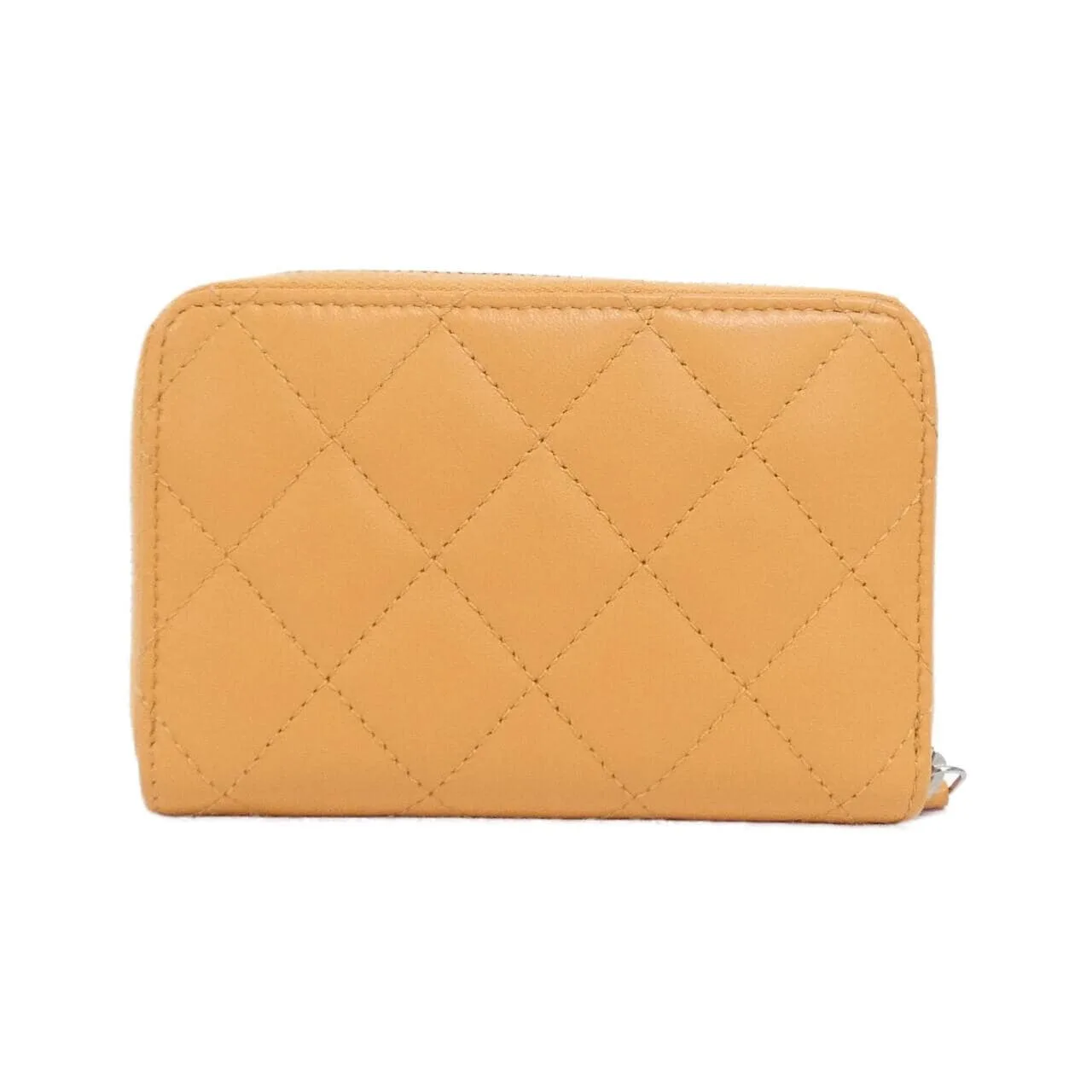 CHANEL Chanel 19 AP3728 Coin Case Lambskin Orange Lambskin Rank A - Thumbnail 2