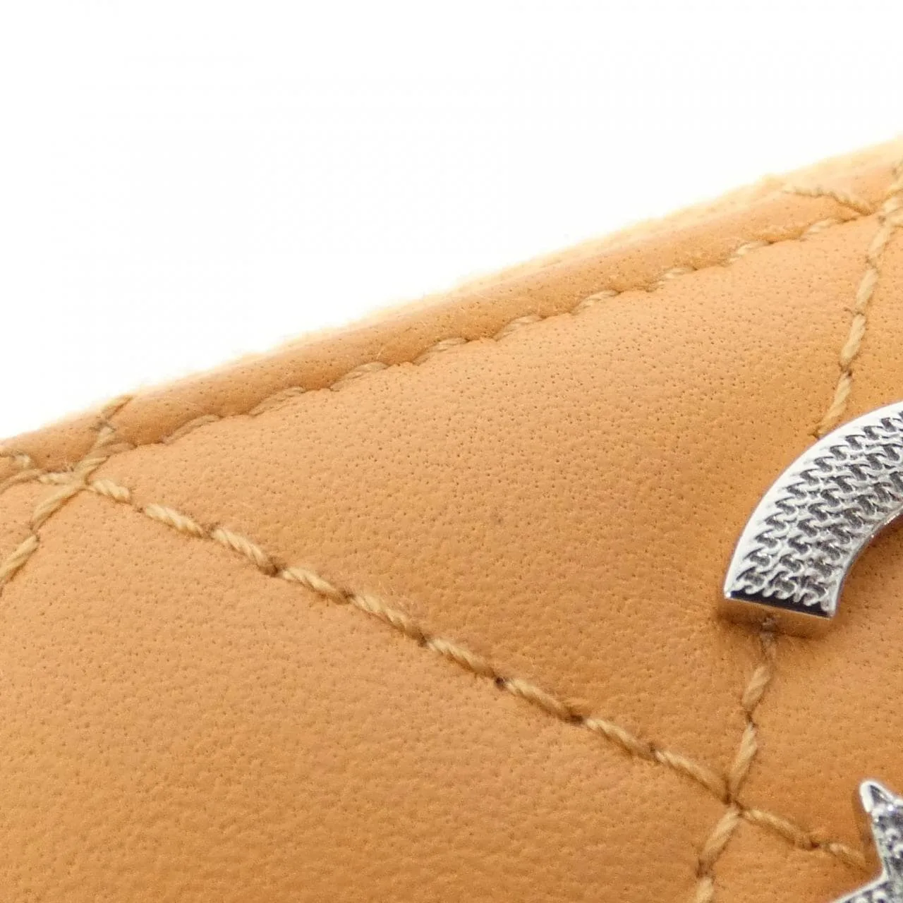 CHANEL Chanel 19 AP3728 Coin Case Lambskin Orange Lambskin Rank A - Thumbnail 6